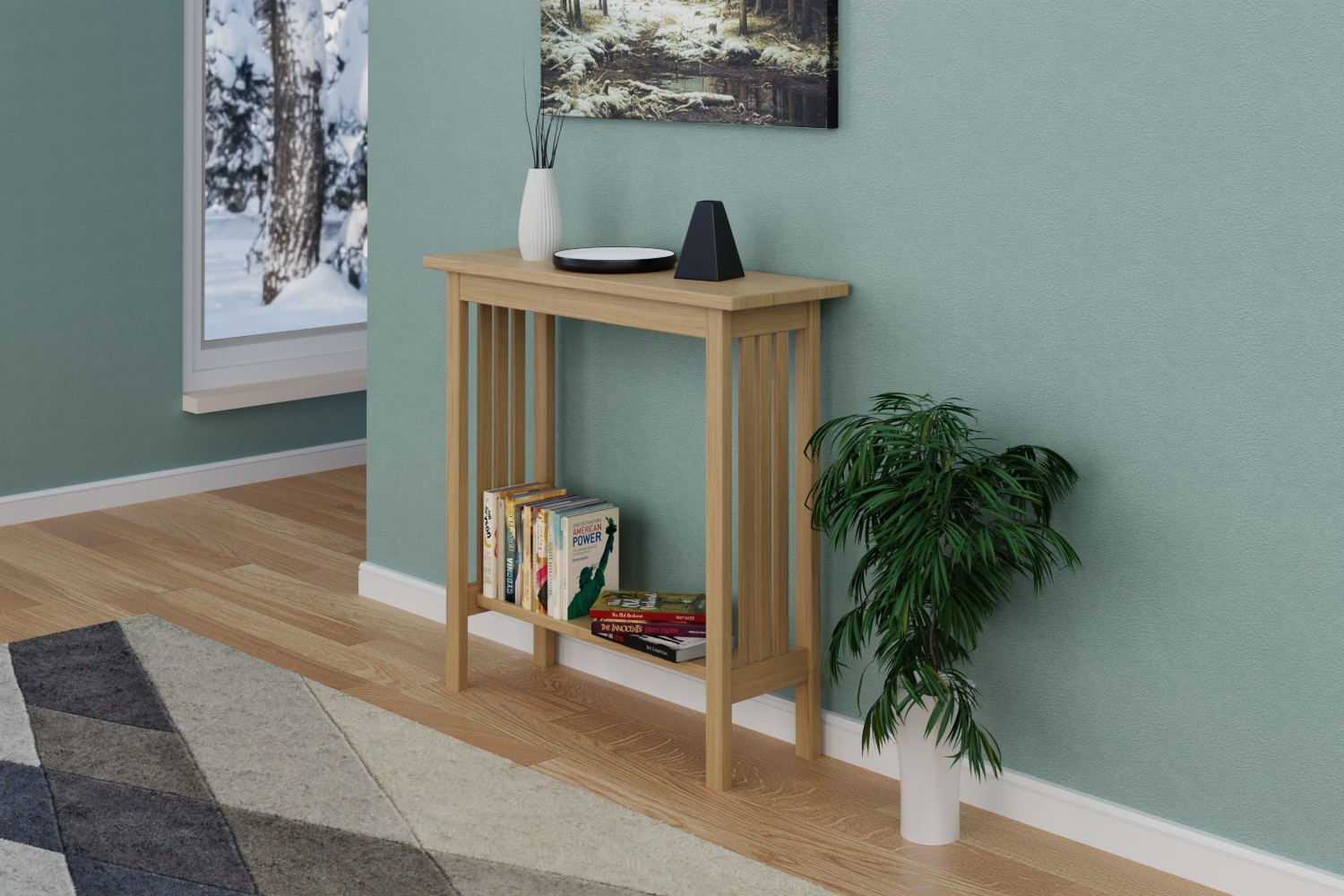 Masuta hol din lemn masiv London