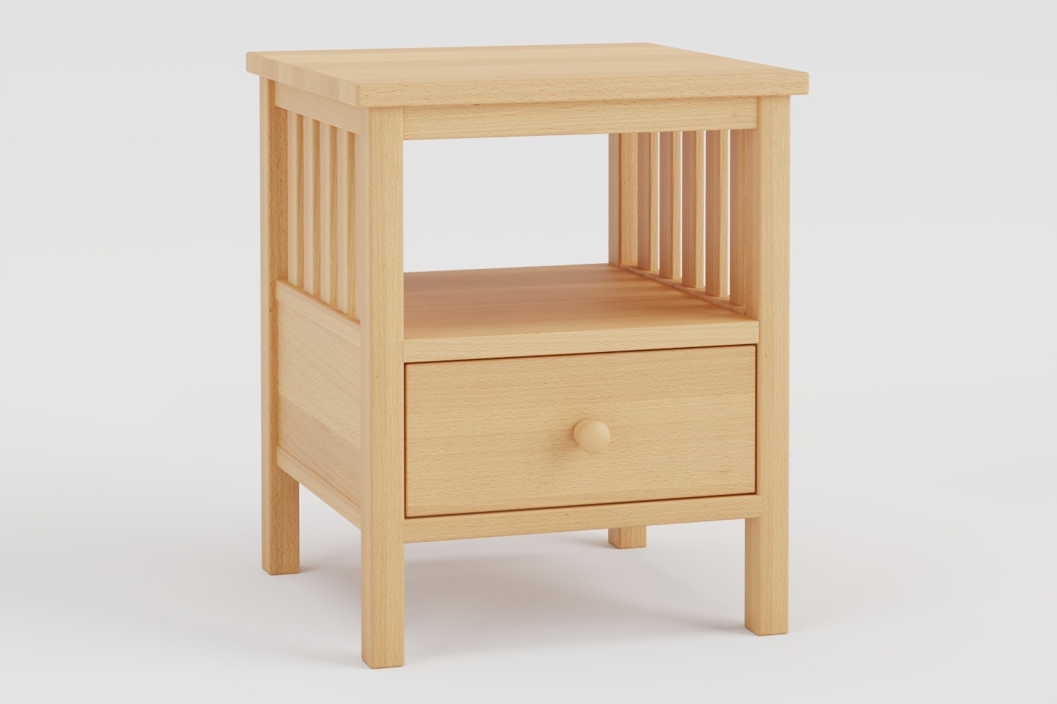 Noptiera din lemn masiv Dover